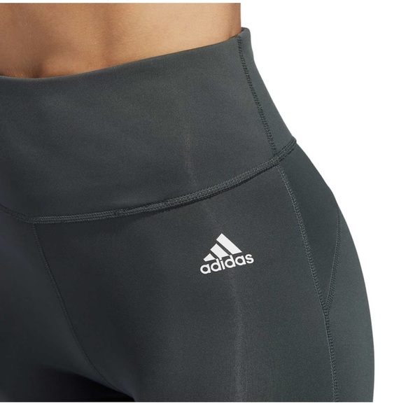 Green Adidas Leggings - Picture 4 of 5